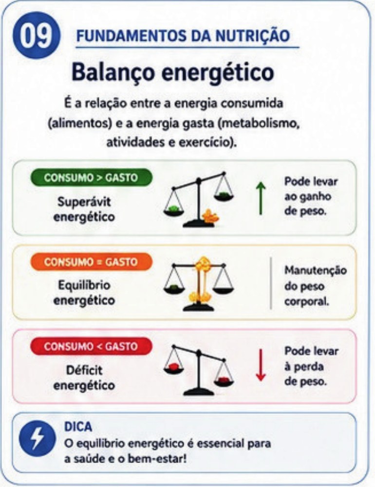 Card sobre balanço energético